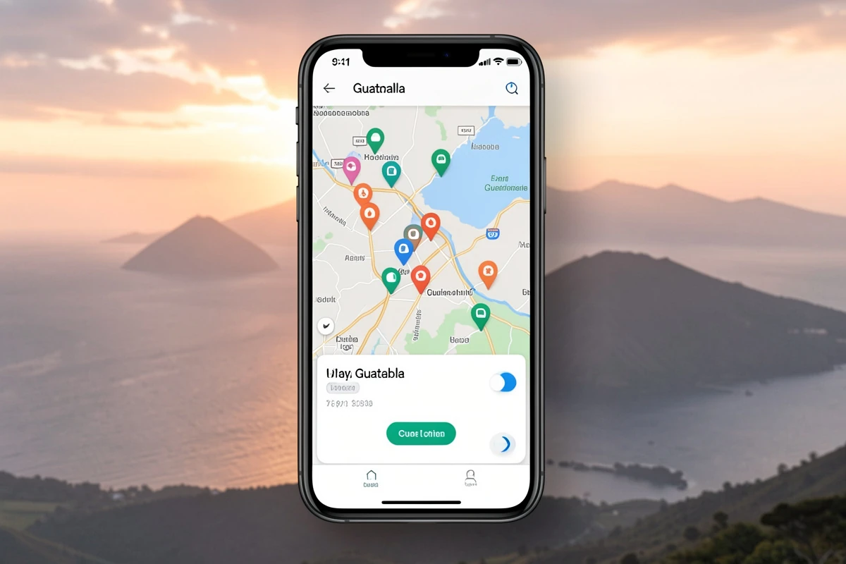 Navegar por ciudades en Guatemala